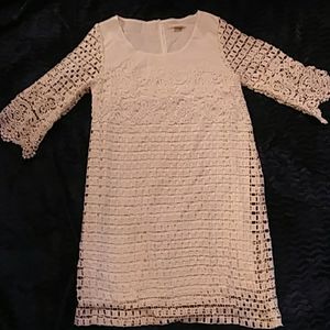 Double Zero White Lace Dress